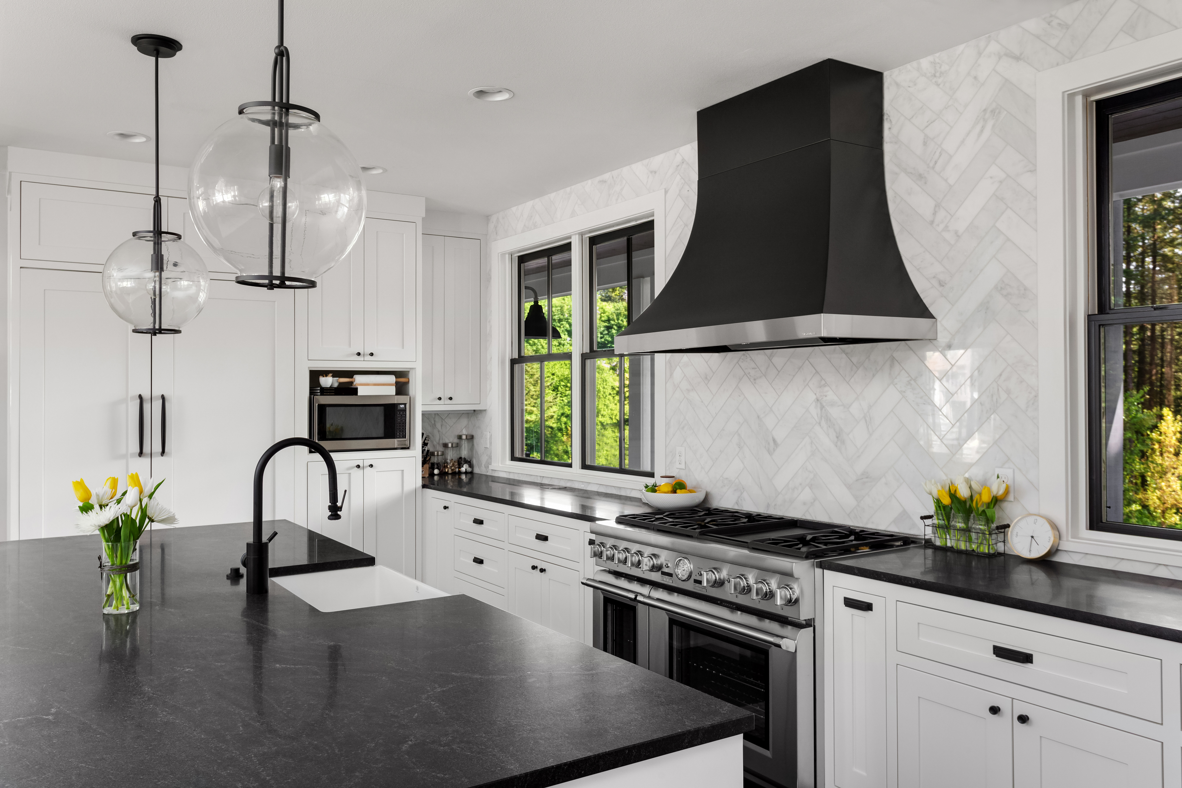 Image of Kitchen with Soapstone countetop