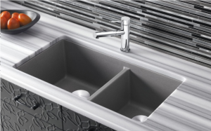 2- basin undermount kitchen cointertop sink