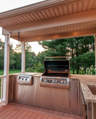 ESF Outdoor grill with Granite Countertop