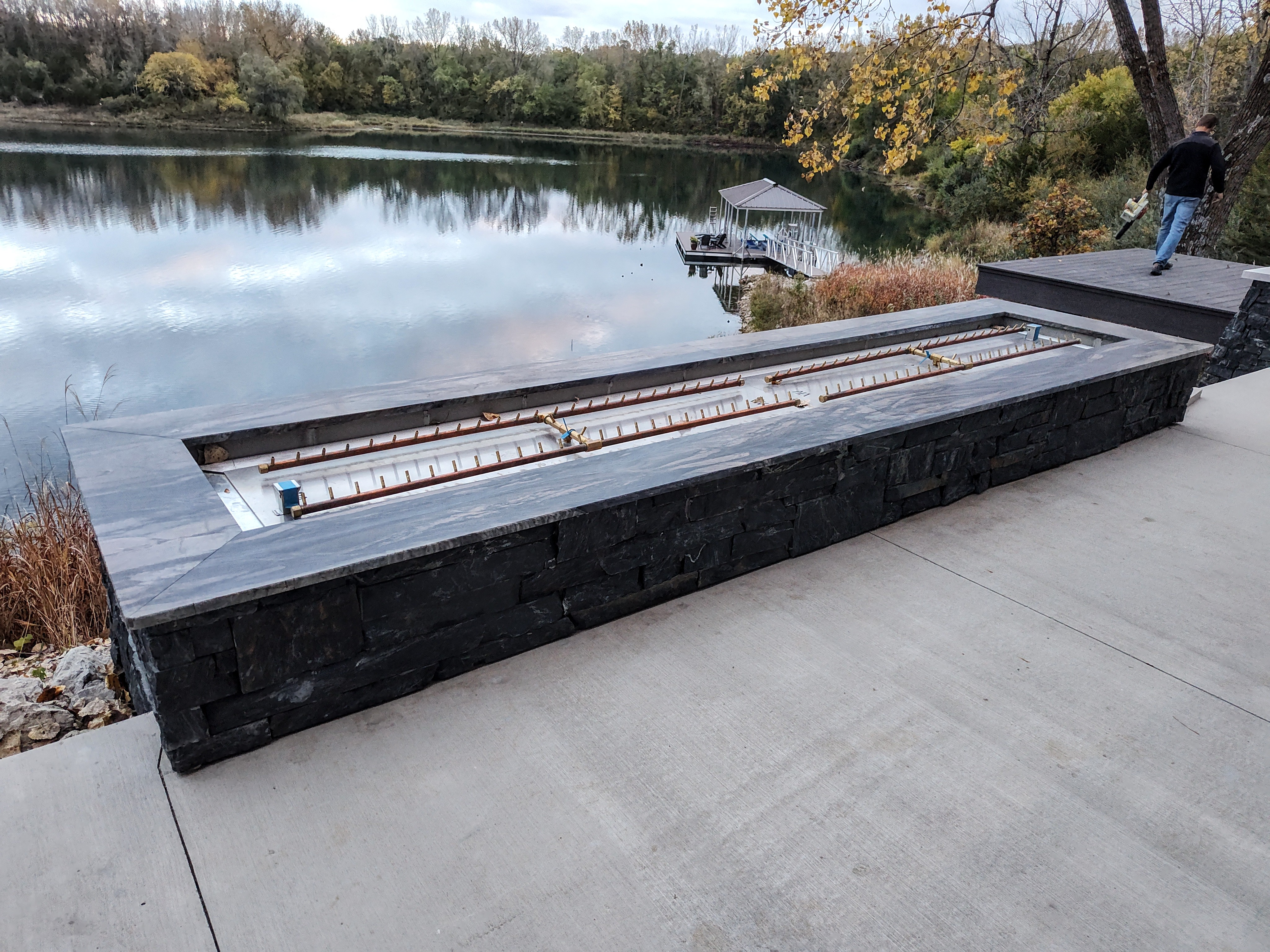Timeless Elegance: Stone Outdoor Patio Heating Structures