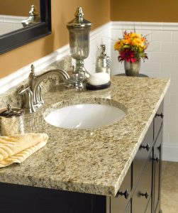 Granite is a smart choice for a stunning bathroom remodel project